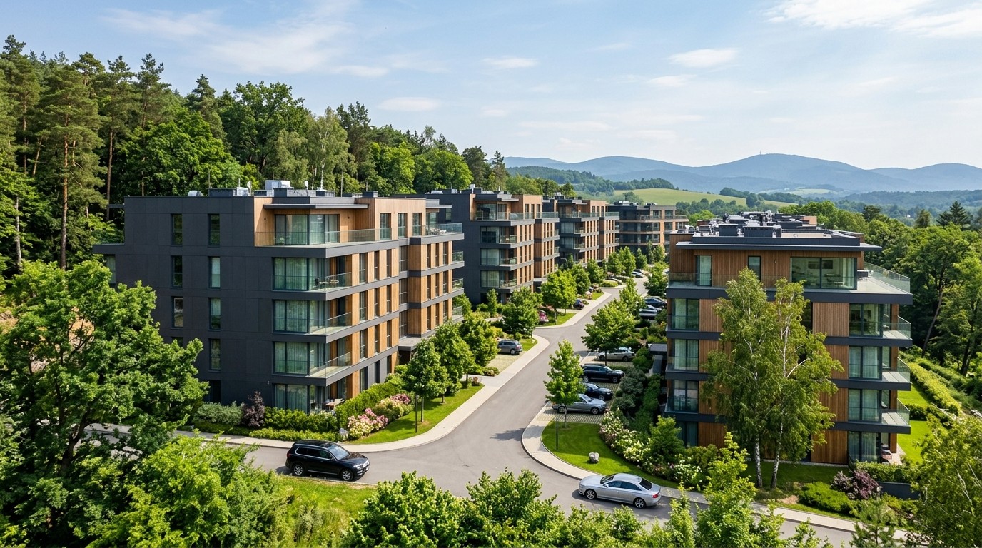 Multi-unit development interior